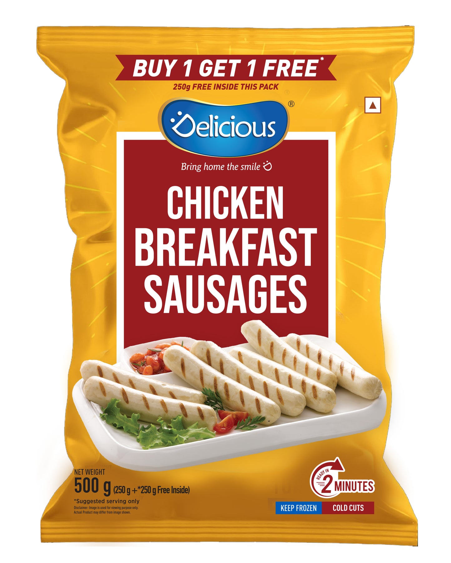 Chicken Breakfast Sausages (250g + 250g Free)