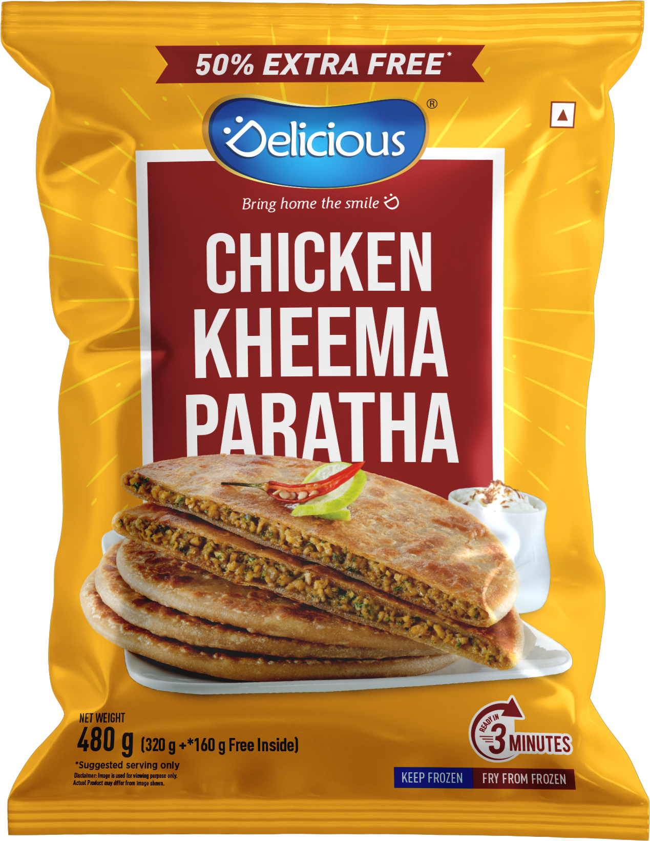 Chicken Kheema Paratha