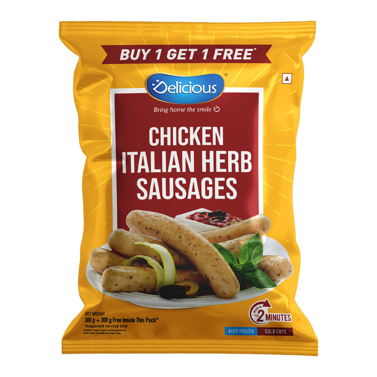 Chicken Italian Herb Sausages (300g + 300g Free)